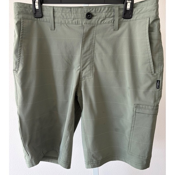 O'Neill Crossover Hybrid Board Shorts Olive Utility Surf Men's Sz 32 Performance - Picture 2 of 14